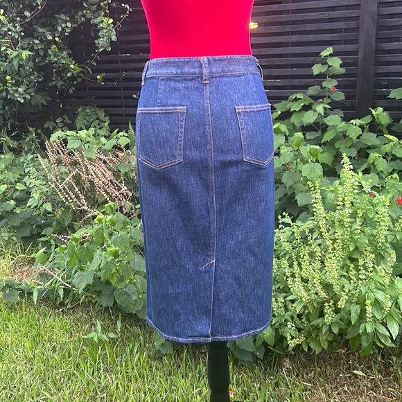 J Crew Denim Pencil Skirt 29 - Picture 6 of 13